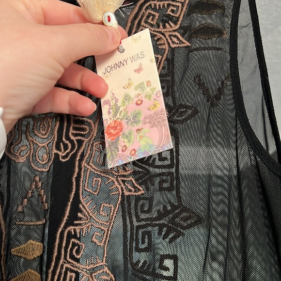 NWT Johnny Was Mesh dress - Picture 6 of 12